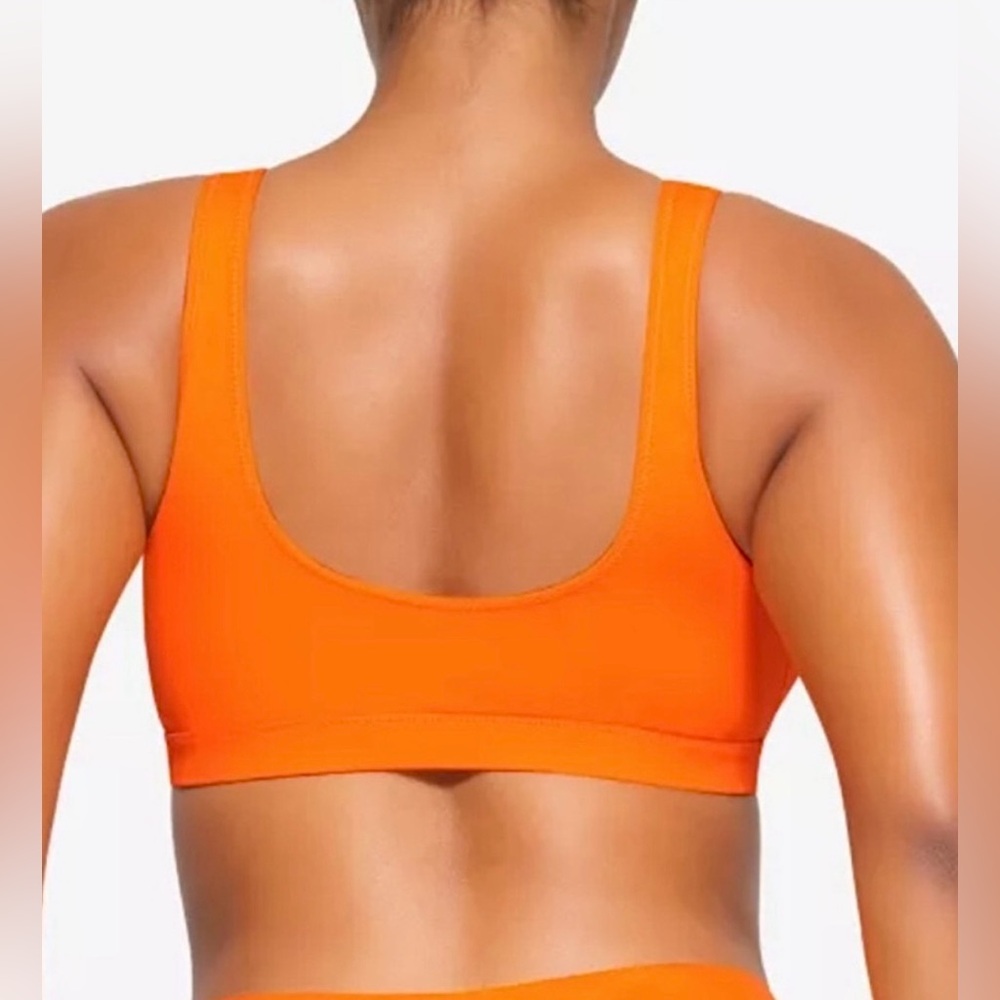 SKIMS Swim Orange Bikini‎ Top size Small - Picture 2 of 7